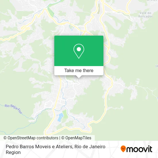 Pedro Barros Moveis e Ateliers map