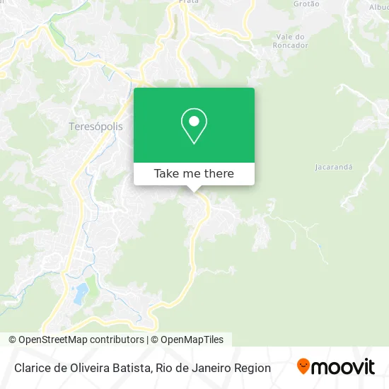 Clarice de Oliveira Batista map