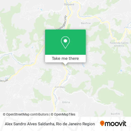 Alex Sandro Alves Saldanha map