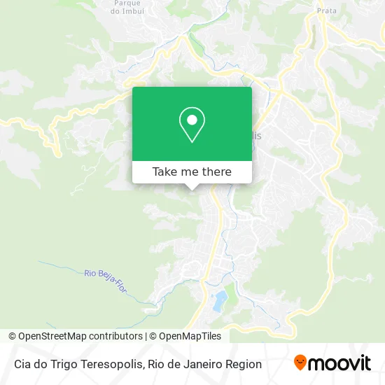 Cia do Trigo Teresopolis map