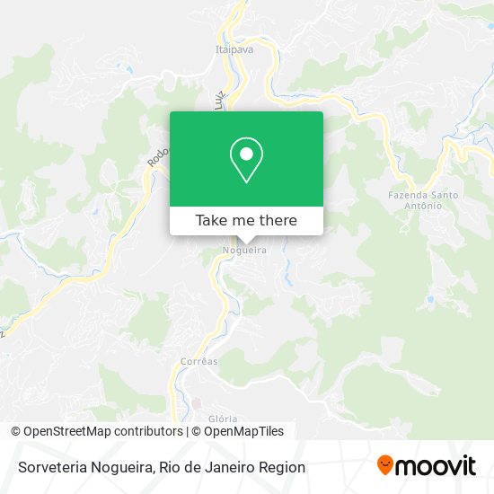 Mapa Sorveteria Nogueira