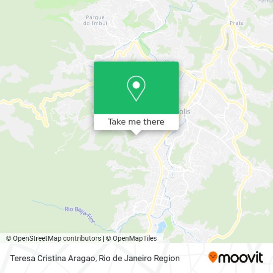 Teresa Cristina Aragao map