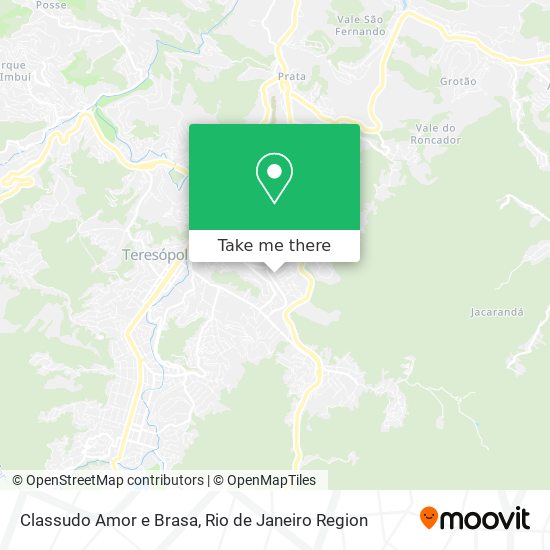 Classudo Amor e Brasa map