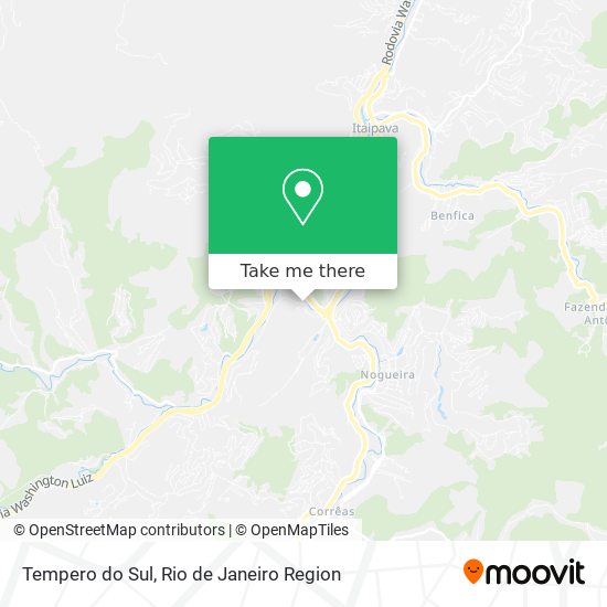 Tempero do Sul map