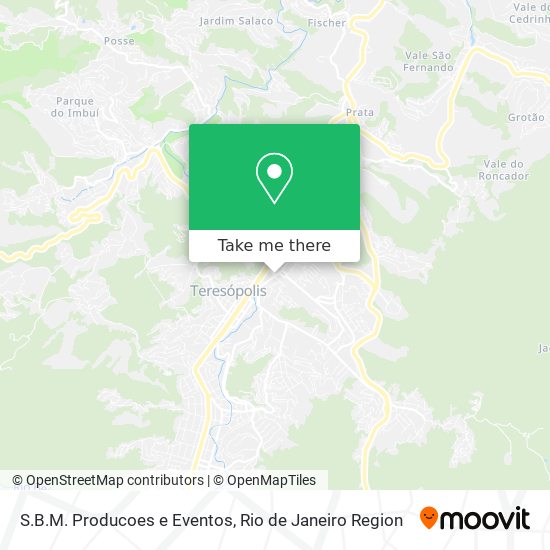 S.B.M. Producoes e Eventos map