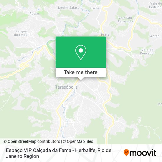 Espaço VIP Calçada da Fama - Herbalife map