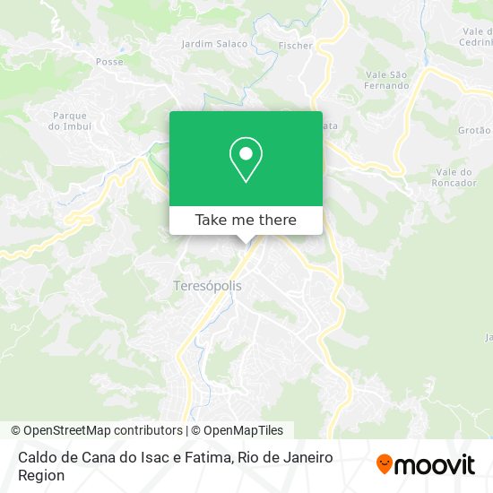 Caldo de Cana do Isac e Fatima map