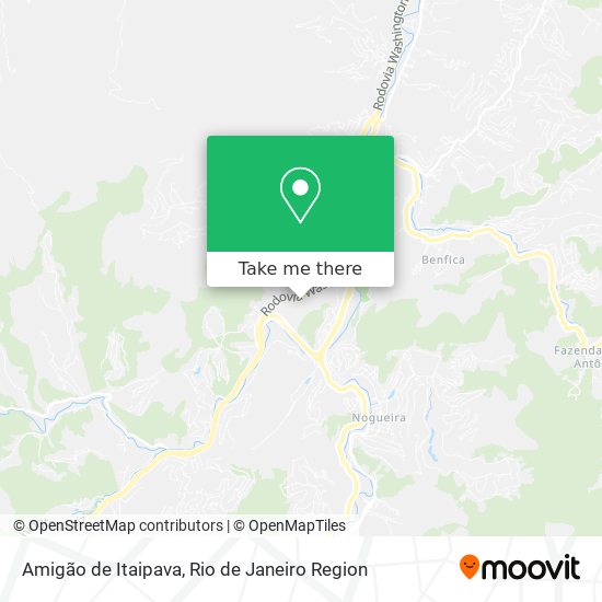 Amigão de Itaipava map