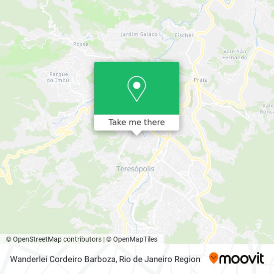 Wanderlei Cordeiro Barboza map