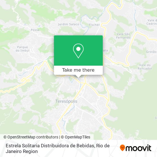 Estrela Solitaria Distribuidora de Bebidas map