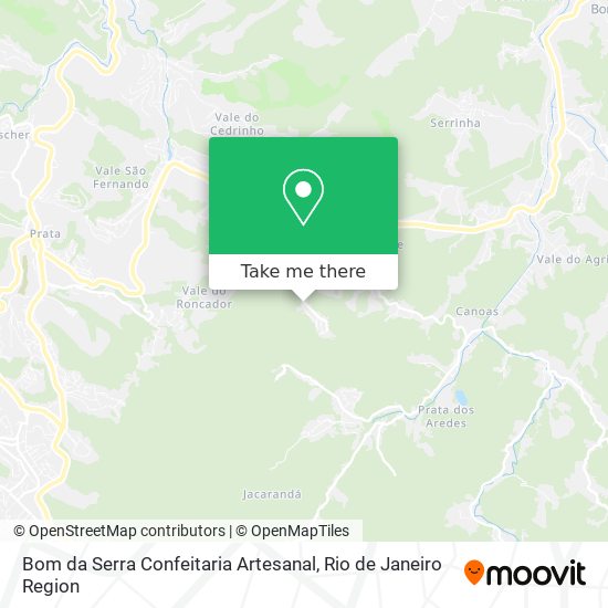 Bom da Serra Confeitaria Artesanal map