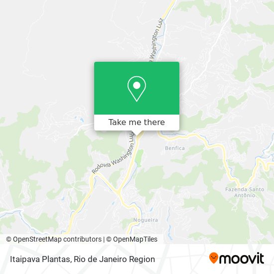 Itaipava Plantas map