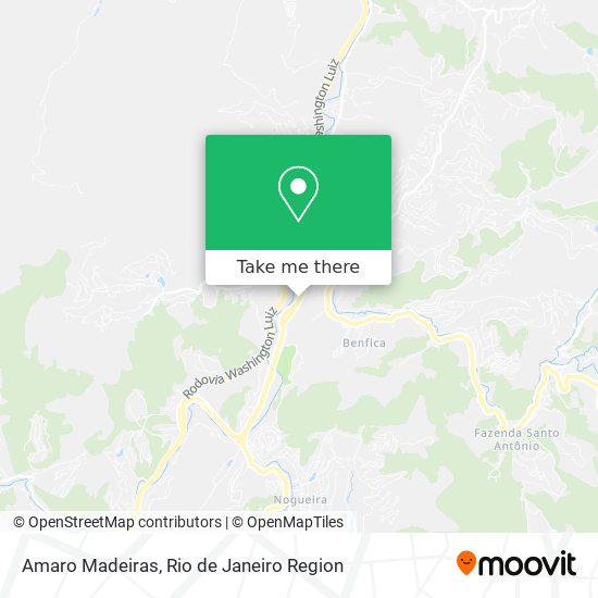Amaro Madeiras map