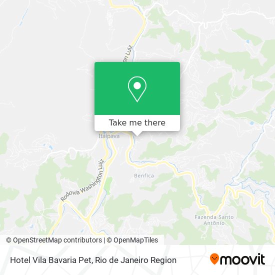 Hotel Vila Bavaria Pet map