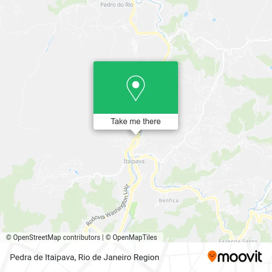 Pedra de Itaipava map
