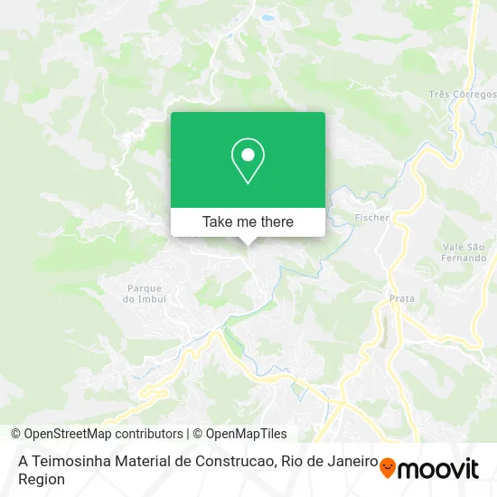 A Teimosinha Material de Construcao map
