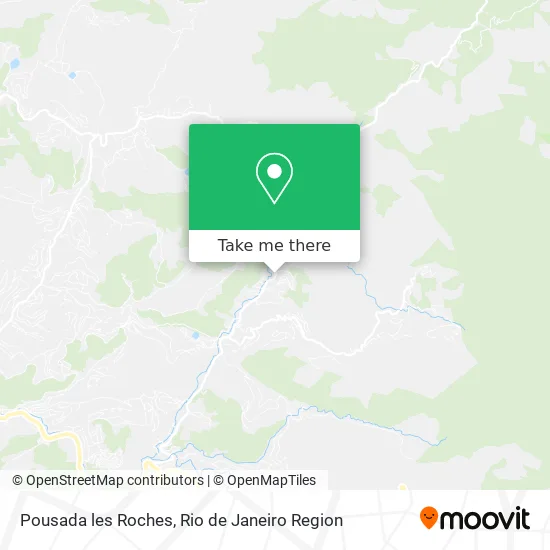 Pousada les Roches map