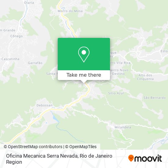 Oficina Mecanica Serra Nevada map