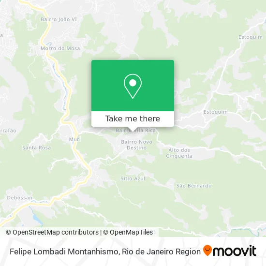 Felipe Lombadi Montanhismo map