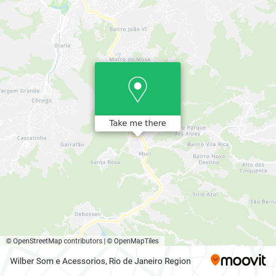 Wilber Som e Acessorios map