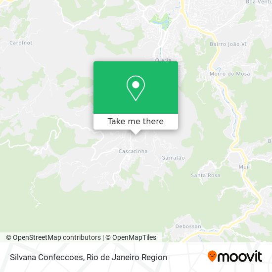 Silvana Confeccoes map