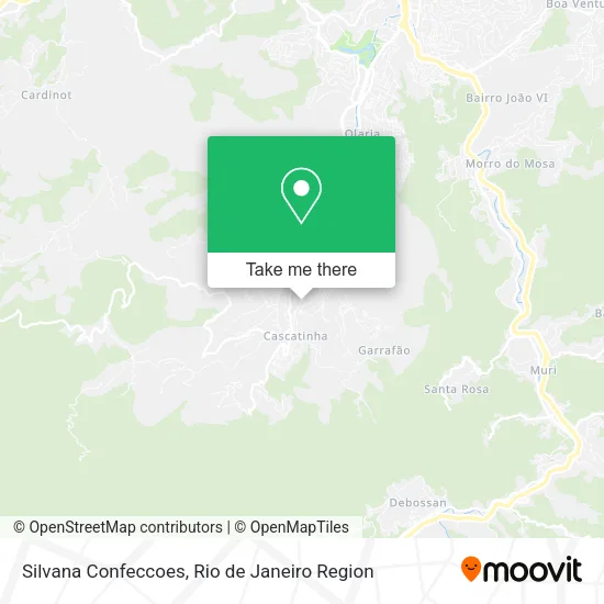 Silvana Confeccoes map
