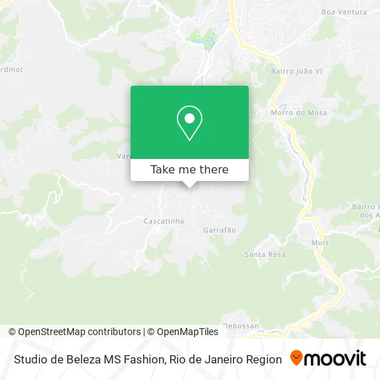 Studio de Beleza MS Fashion map