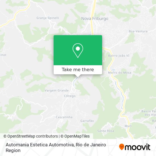 Automania Estetica Automotiva map