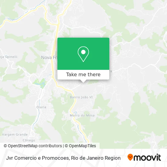 Jvr Comercio e Promocoes map