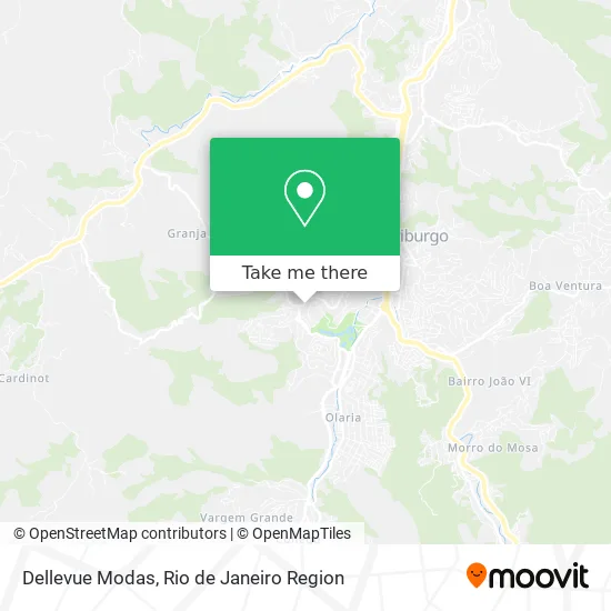 Dellevue Modas map
