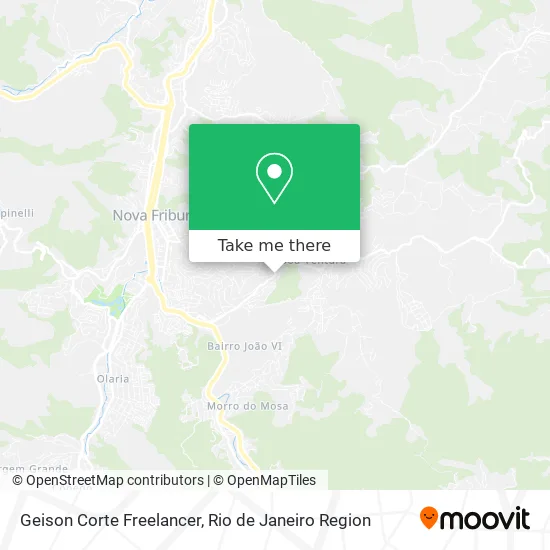 Geison Corte Freelancer map
