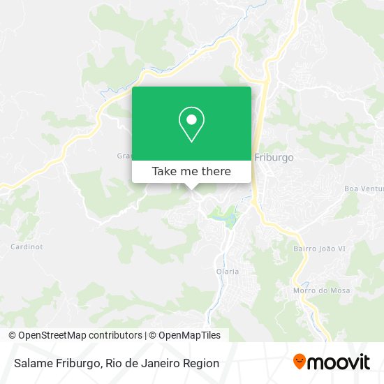 Salame Friburgo map