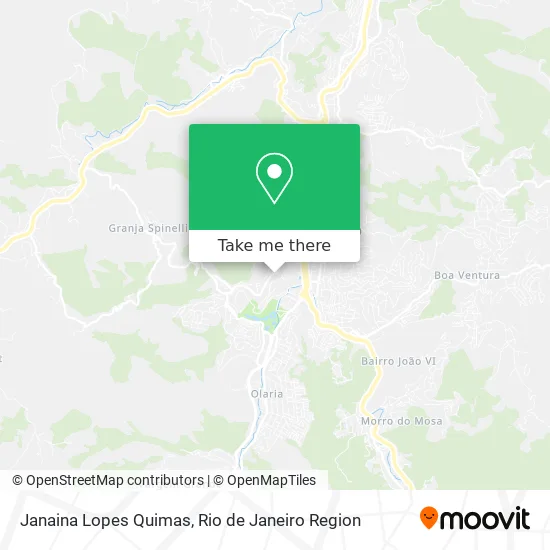 Janaina Lopes Quimas map