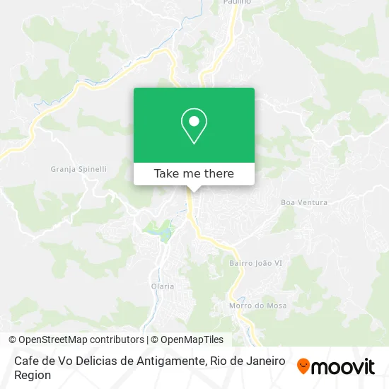 Cafe de Vo Delicias de Antigamente map