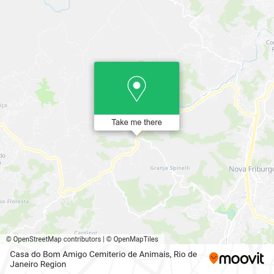 Casa do Bom Amigo Cemiterio de Animais map