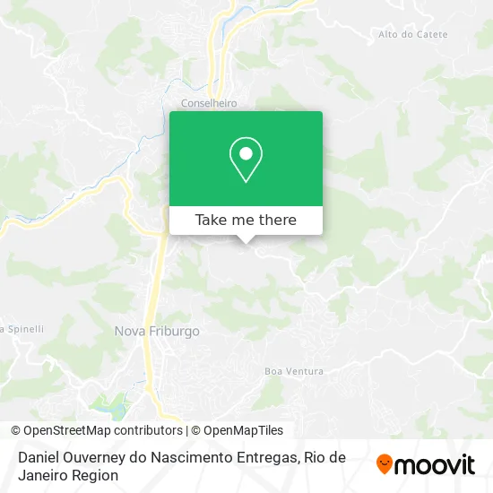 Daniel Ouverney do Nascimento Entregas map