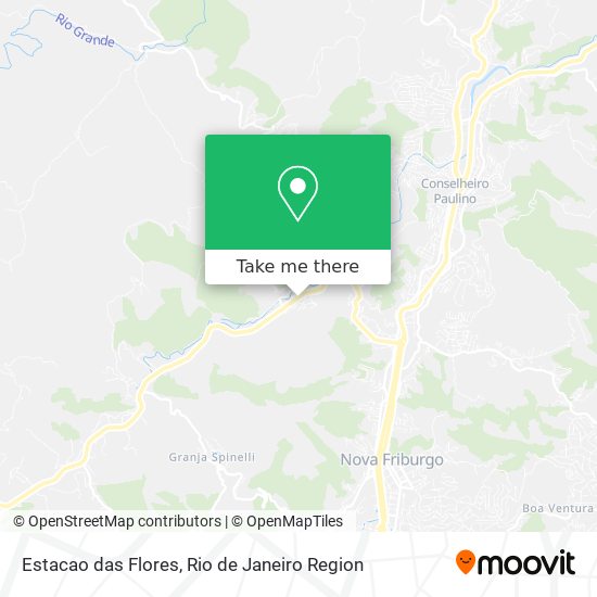 Estacao das Flores map