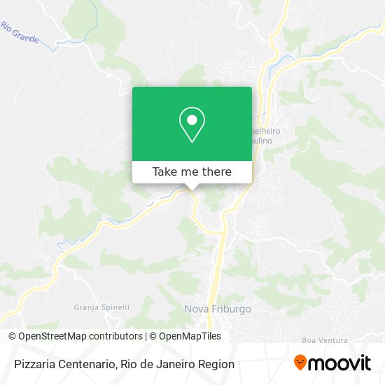 Pizzaria Centenario map