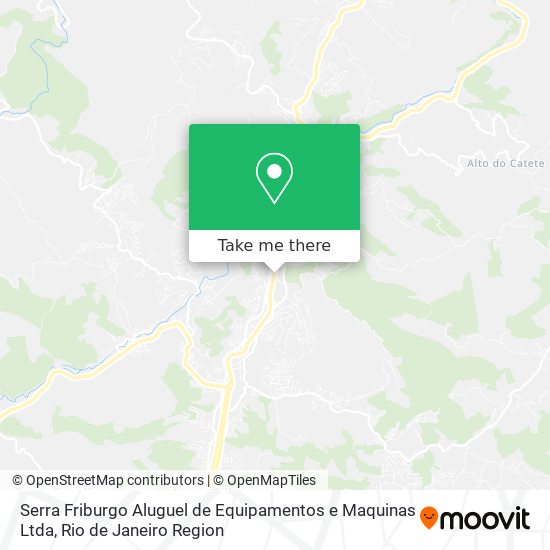 Serra Friburgo Aluguel de Equipamentos e Maquinas Ltda map