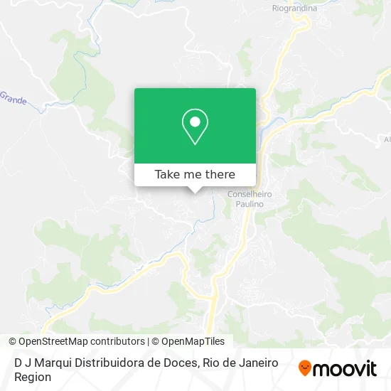 D J Marqui Distribuidora de Doces map