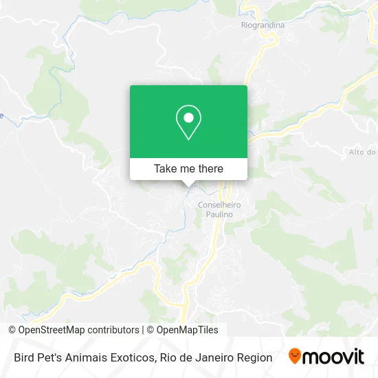 Bird Pet's Animais Exoticos map