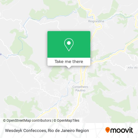 Wesdeyk Confeccoes map