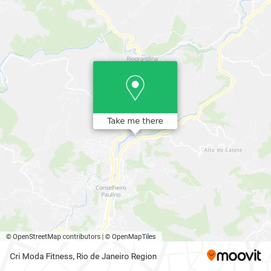 Cri Moda Fitness map