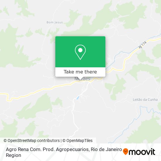 Agro Rena Com. Prod. Agropecuarios map