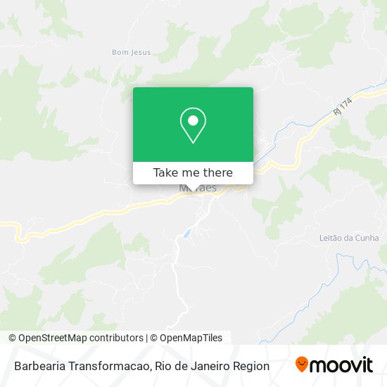 Barbearia Transformacao map