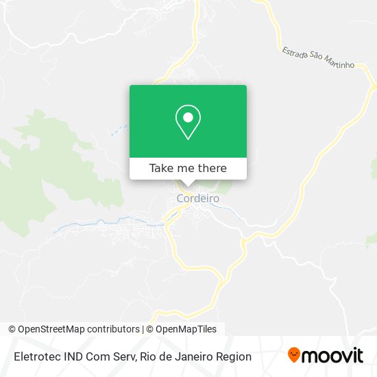 Eletrotec IND Com Serv map