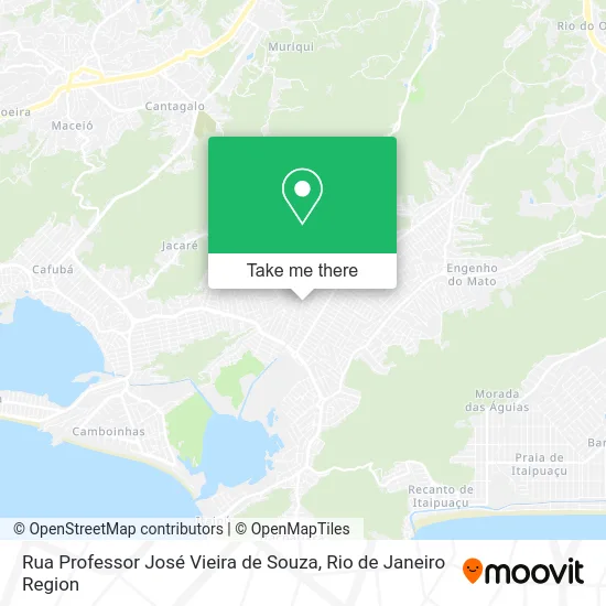 Rua Professor José Vieira de Souza map