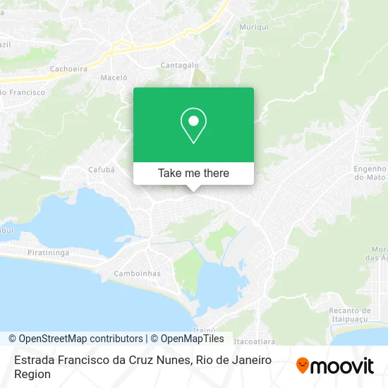 Estrada Francisco da Cruz Nunes map