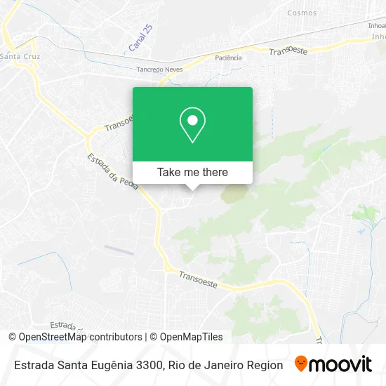 Estrada Santa Eugênia 3300 map