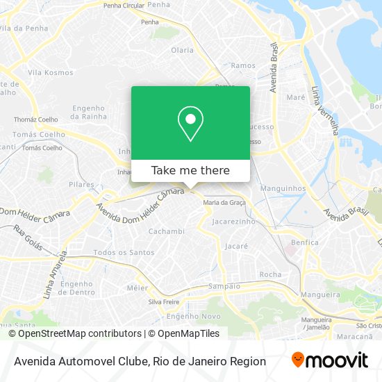 Mapa Avenida Automovel Clube